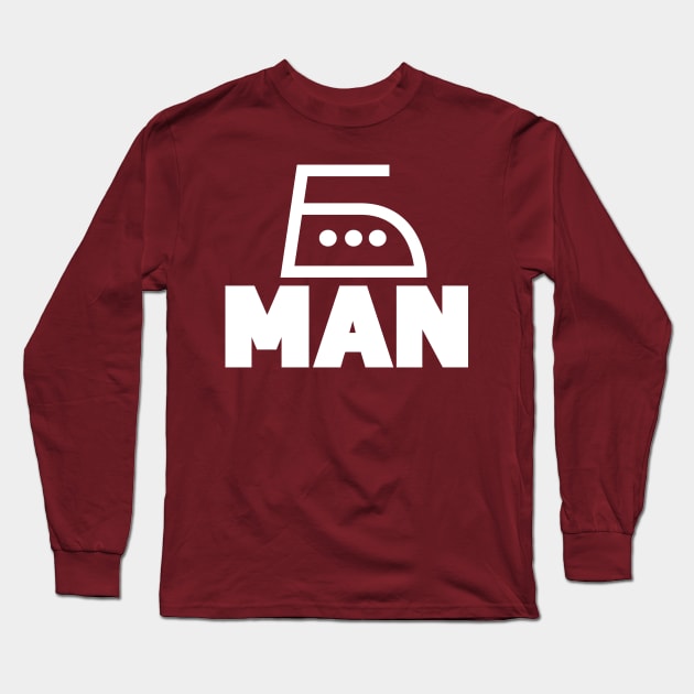 Smoothing Iron - Man Superhero Long Sleeve T-Shirt by Xeire